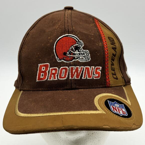 Vtg Cleveland Browns Proline Baseball Hat Mens OSFA Strapback NFL Authentic Puma - Picture 1 of 11